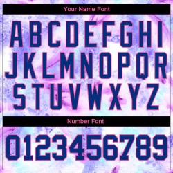 Jersey Custom Baseball Weiß-Gold Lila Ton Authentic Zwei