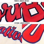 3D Custom Rainbow Dye Baseball Krawatte Pink-Hell Jersey Authentic Blau 3D Custom Rainbow Dye Baseball Krawatte Pink-Hell Jersey Authentic Blau