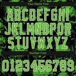 Authentisches orange-schwarzes Baseballtrikot, cremefarben, individuell